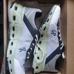 On Running Cloudtec Men's Running Shoes in Light Green and Black